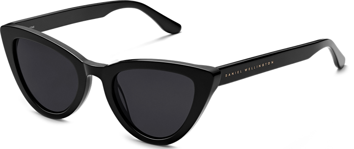 小物 DW Lynx Bio-Acetate Black Lynx Bio-Acetate - Black trendy sunglasses | DW