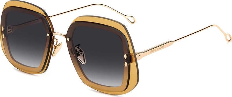 Isabel Marant Adelyo IM 0047/S Gold Yellow/Dark Grey | Zip display picture 2